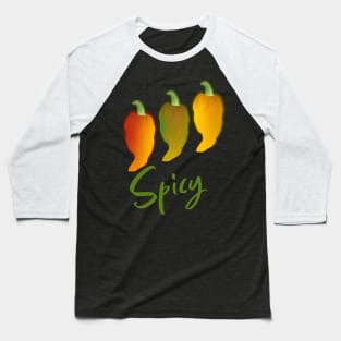 Ghost Pepper Spicy Baseball T-Shirt